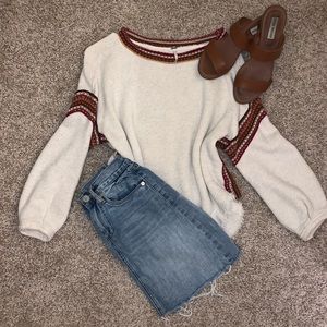 Free People Tribal Vibe Sweater